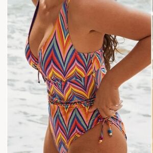 Prima Donna Multicolor One Piece Swimsuit Size Small or UK 36